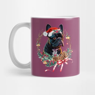 Christmas Dog French Bulldog Mug